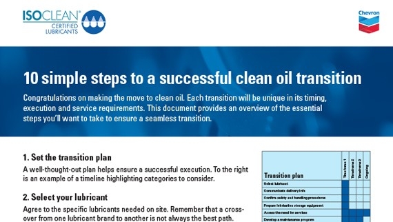 10 steps to successful clean oil transition pdf