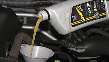 Pouring Oil