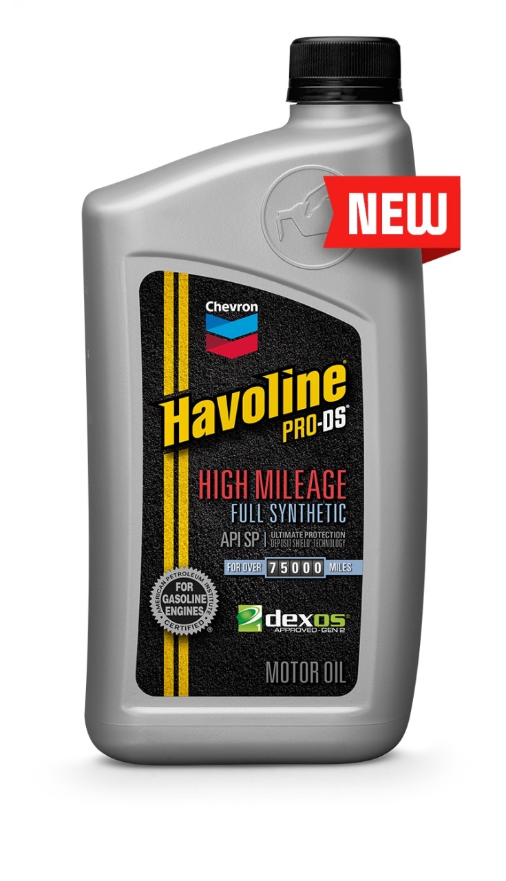 Chevron Havoline PRO-DS High Mileage Full Synthetic Motor Oil Chevron Havoline PRO-DS High Mileage Full Synthetic Motor Oil