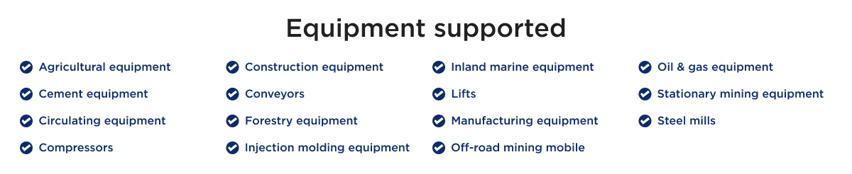 Equipment Supported