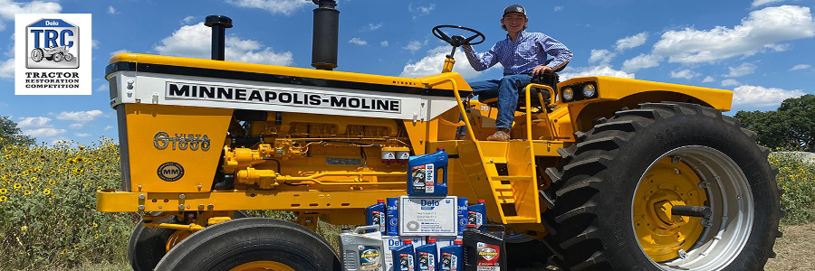 Tractor Restoration Competition Ricky Schilling of Fayetteville, Texas
