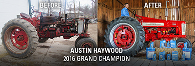 2017 Tractor Restoration Competition 2016 TRC Winner