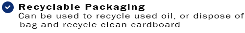Recyclable packaging Recyclable packaging