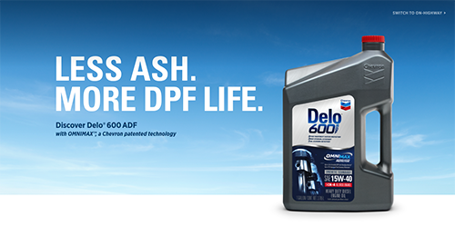 Less Ash, more fuel savings Delo 600