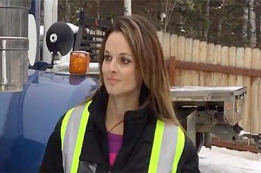Lisa Kelly from History® Networks Ice Road Truckers® Lisa Kelly