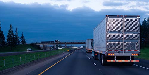 truck on roadway