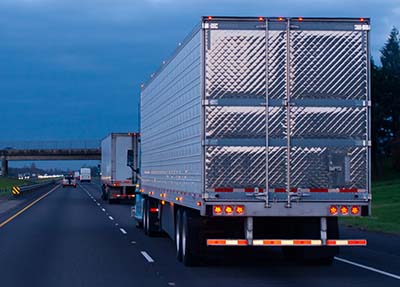 Fueling fleets Trucks on Highway
