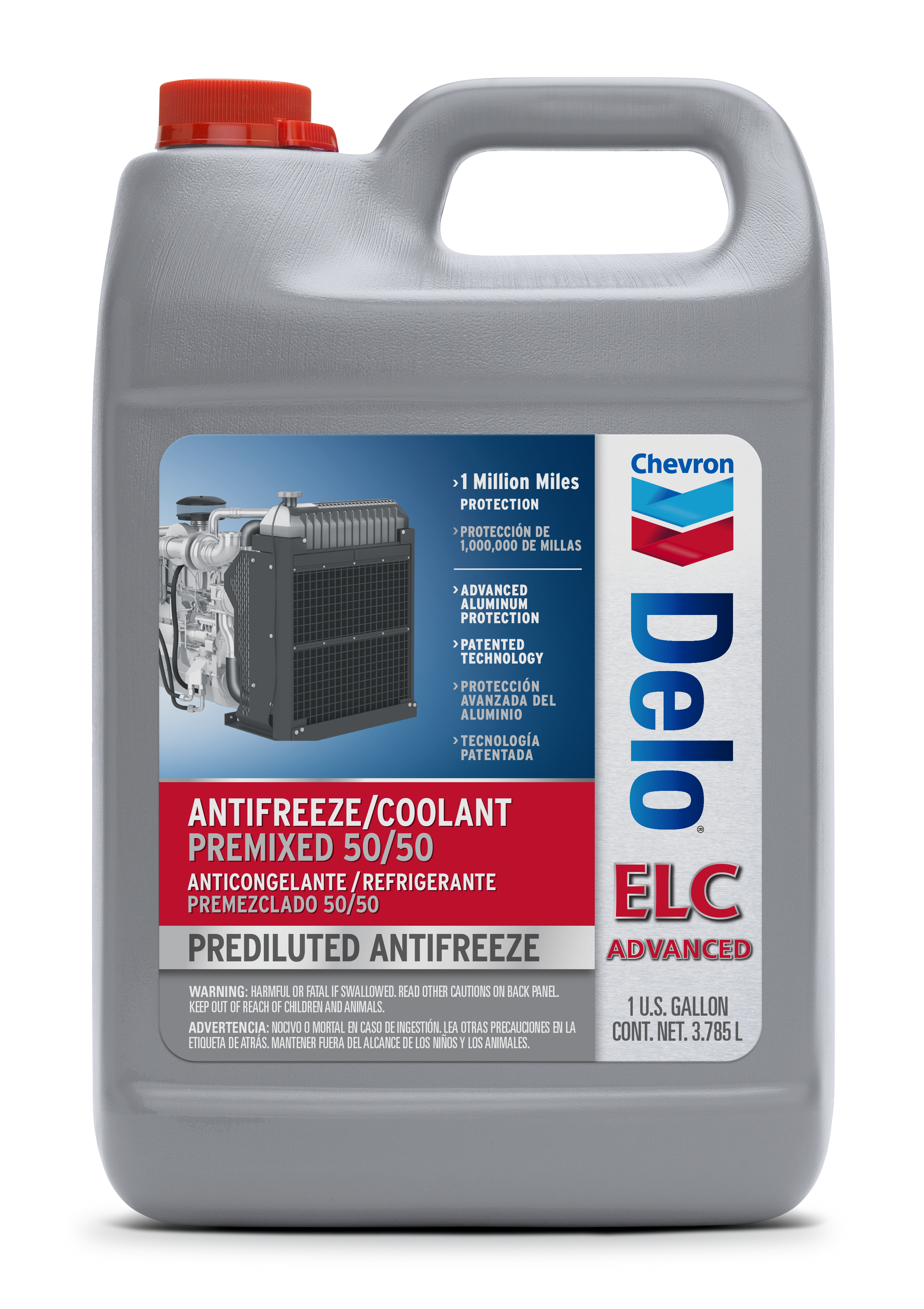 Delo Elc Advanced Antifreeze Coolant 50 50 Chevron Lubricants Us