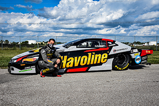 Follow Alex on instagram Alex Laughlin with Havoline car