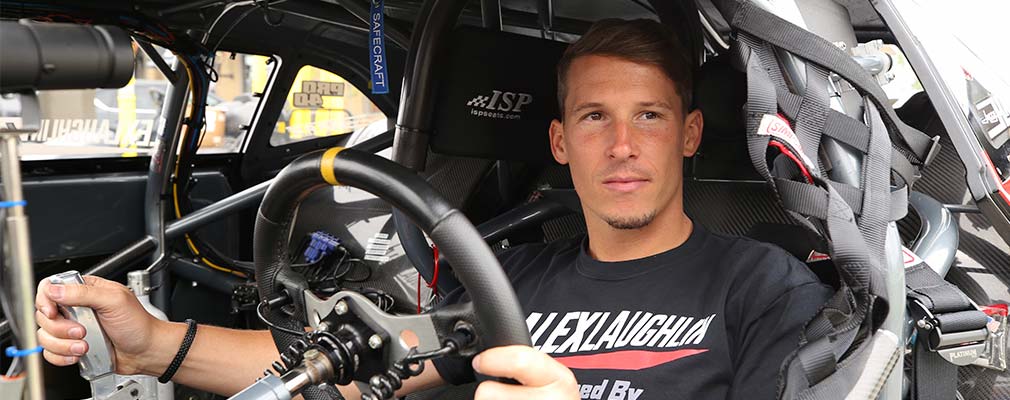 Alex Laughlin and Havoline car