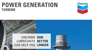 Helps to ensure gas, steam and combined-cycle turbines to meet the needs of power grids 24 hrs/day, 7 days/wk Power generation turbine