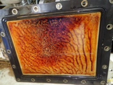 varnish on equipment