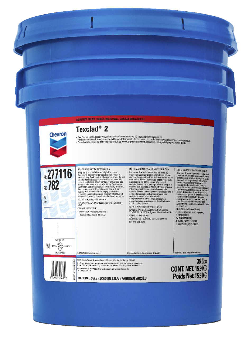 Texclad 2 Industrial Grease | Chevron Lubricants (US)