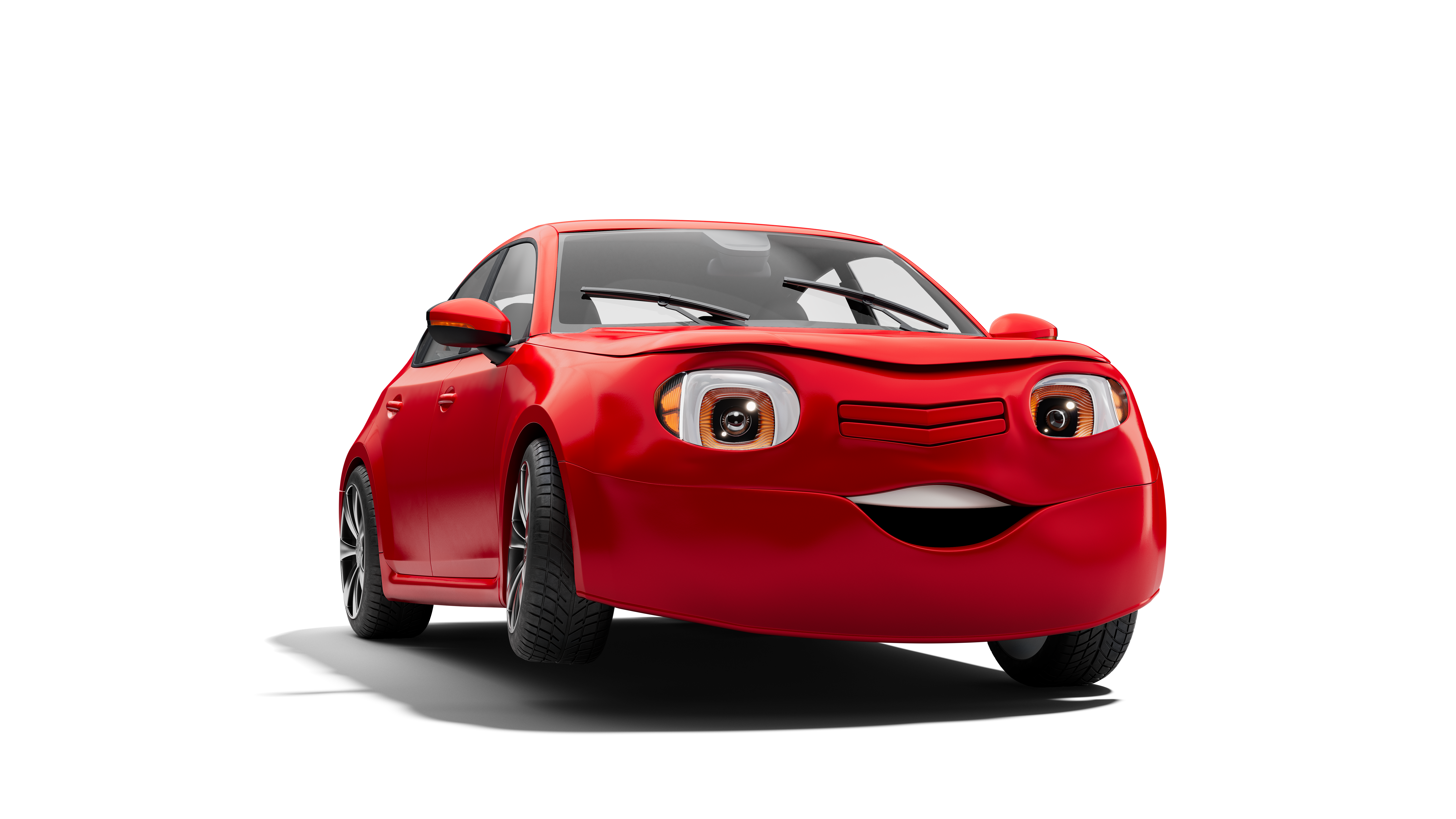 Red car