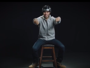 The sound of clean: Cold start man in chair