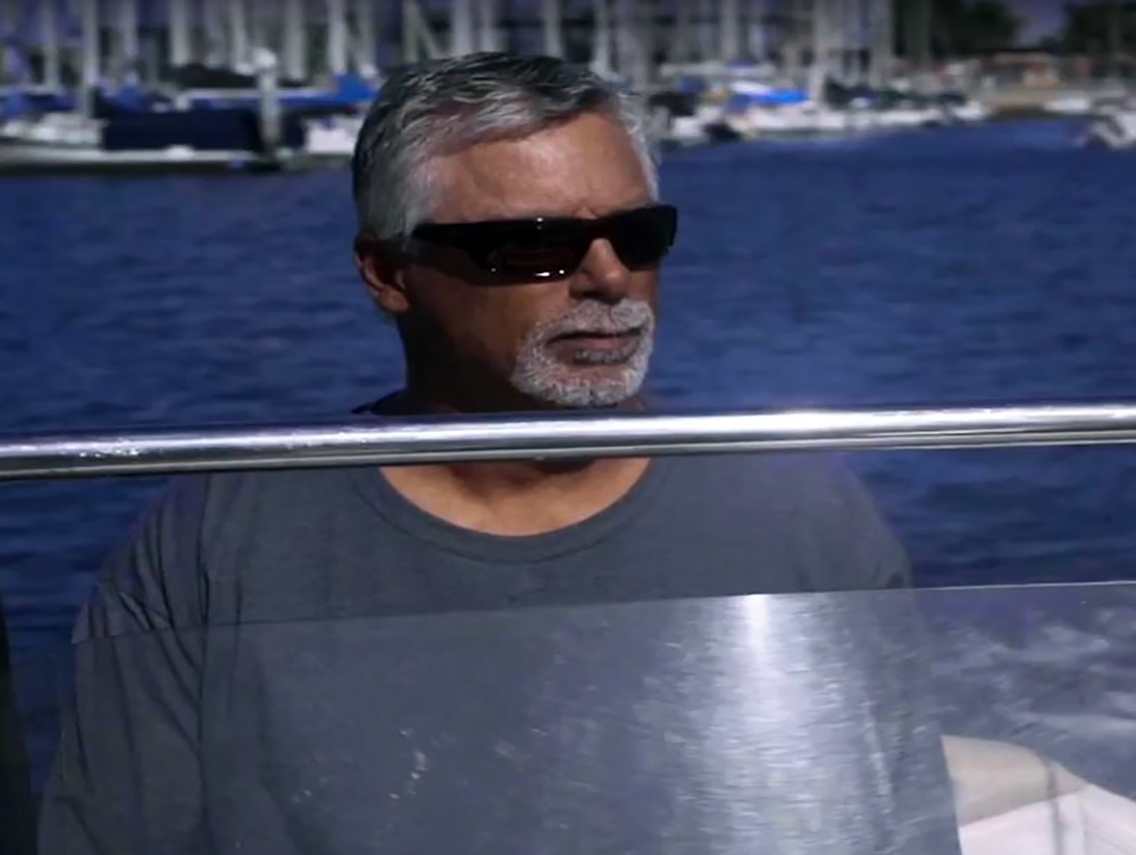 man on boat