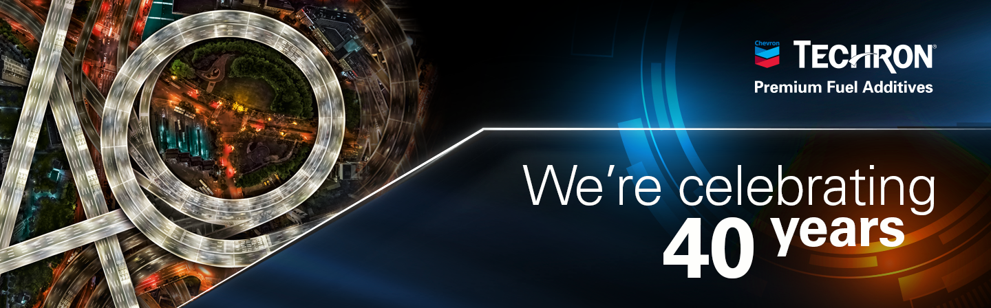 Techron 40th header